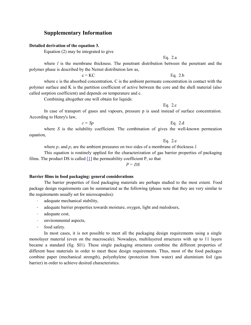 Detailed Derivation of the Equation 3