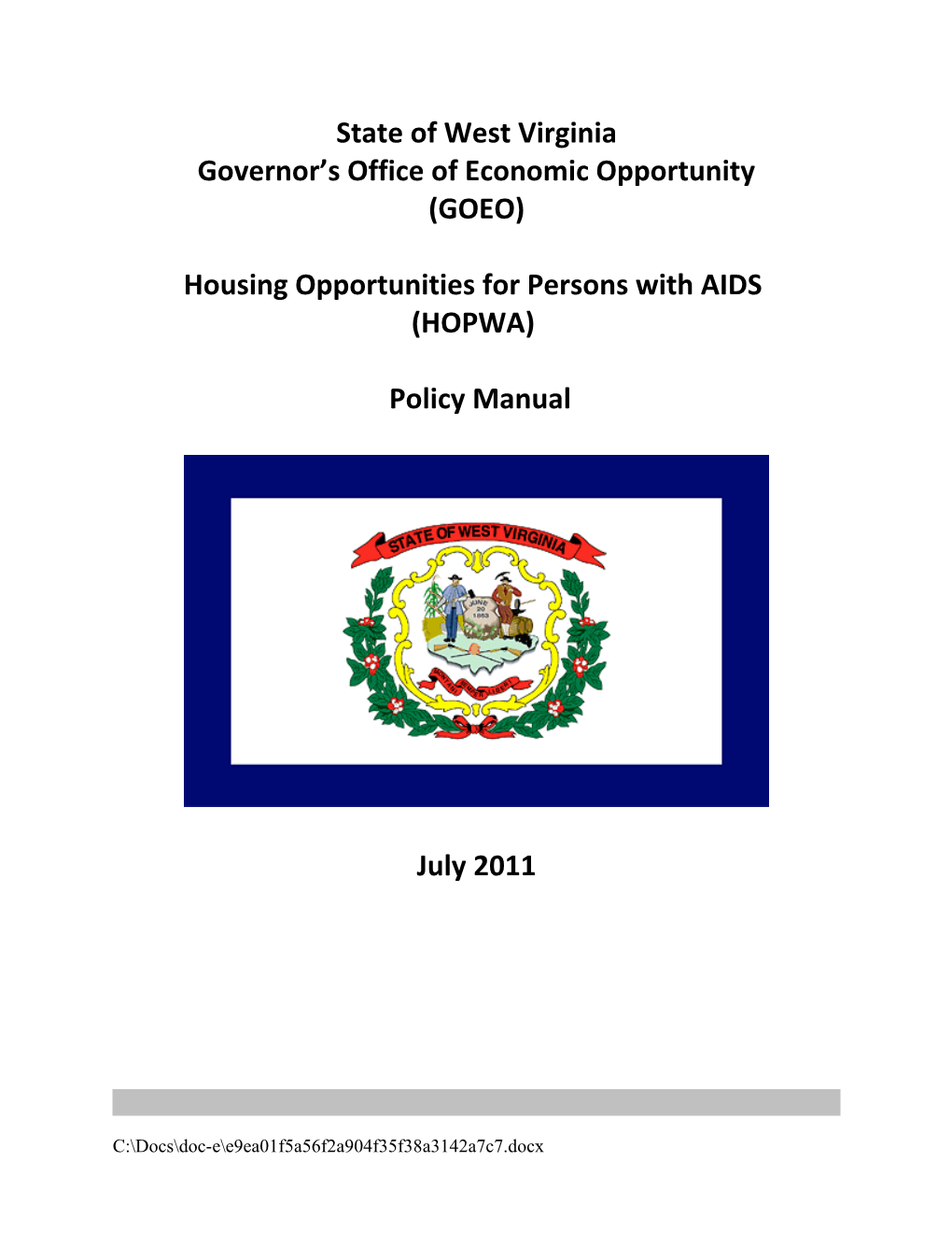 Governor S Office of Economic Opportunity