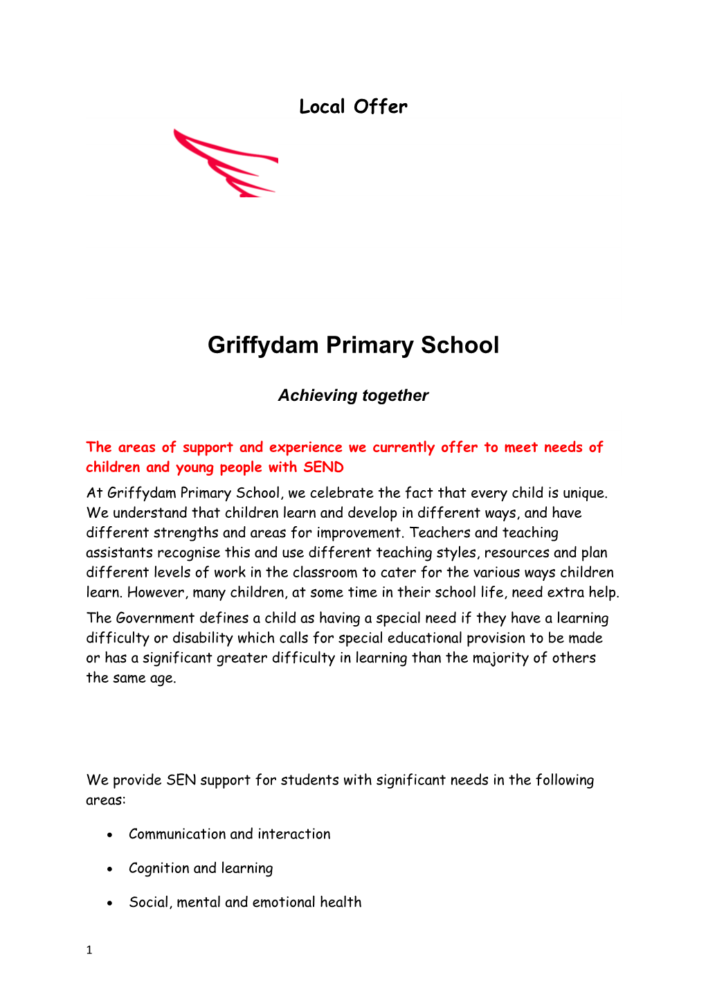 Griffydam Primary School