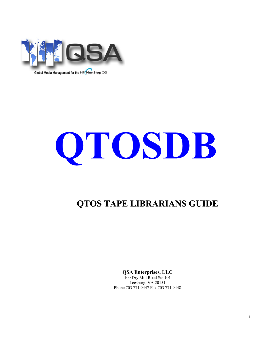 Qtos Tape Librarians Guide