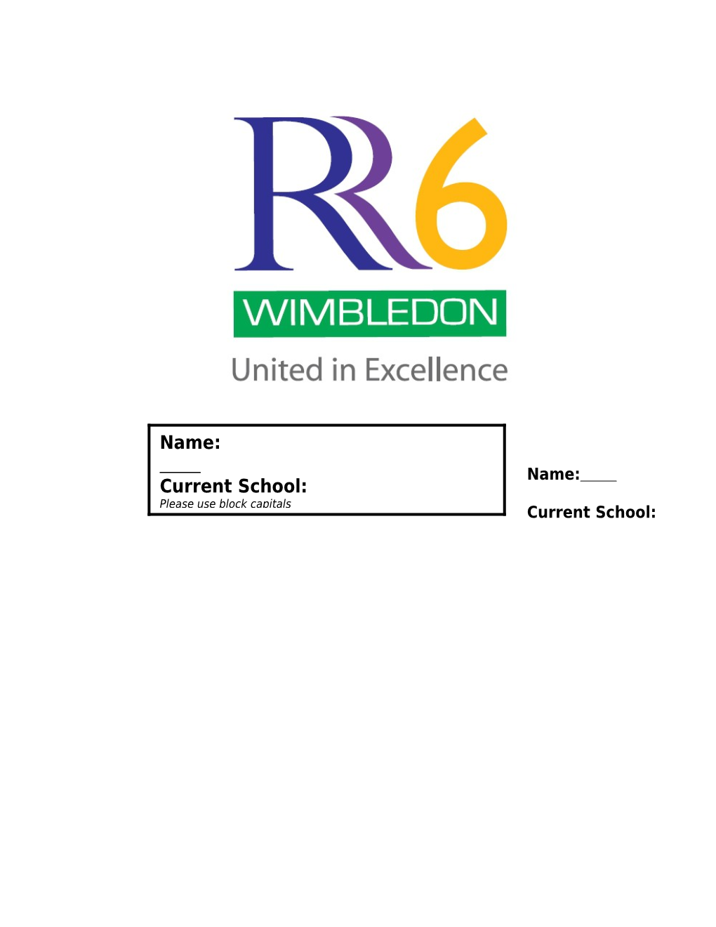 For Year 12 Entry September 2015 Application Deadline 23Rd January 2015