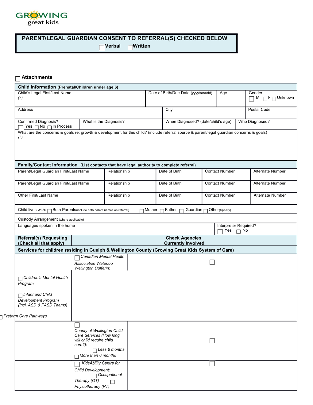 4.2 WDGPH - KIDS LINE Referral Fax Form (CA.30.03.603 2014-01) -2014/Sept-KP Page 1 of 2