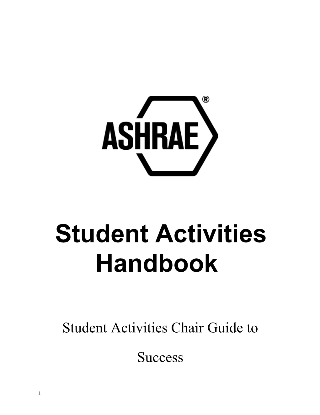 Student Activities Chair Guide to Success