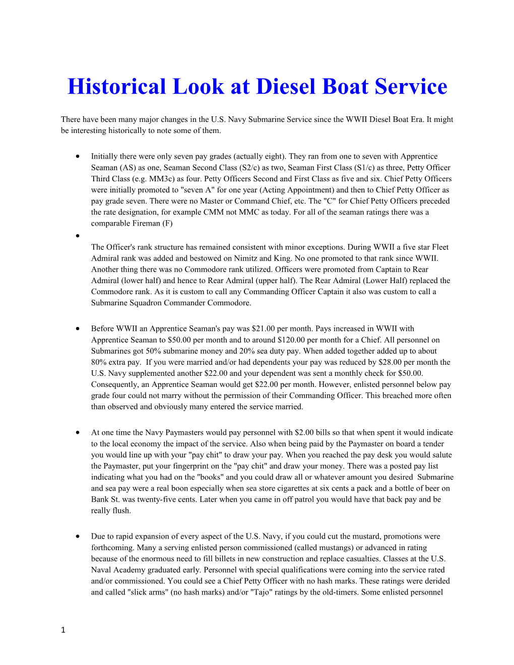 Historical Look at Diesel Boat Service