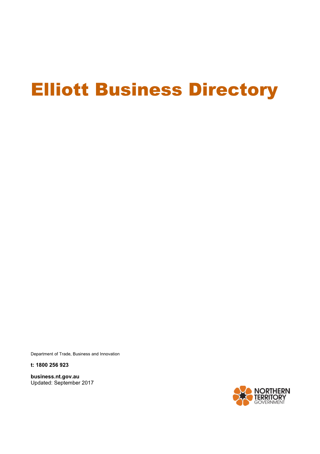 Elliott Business Directory