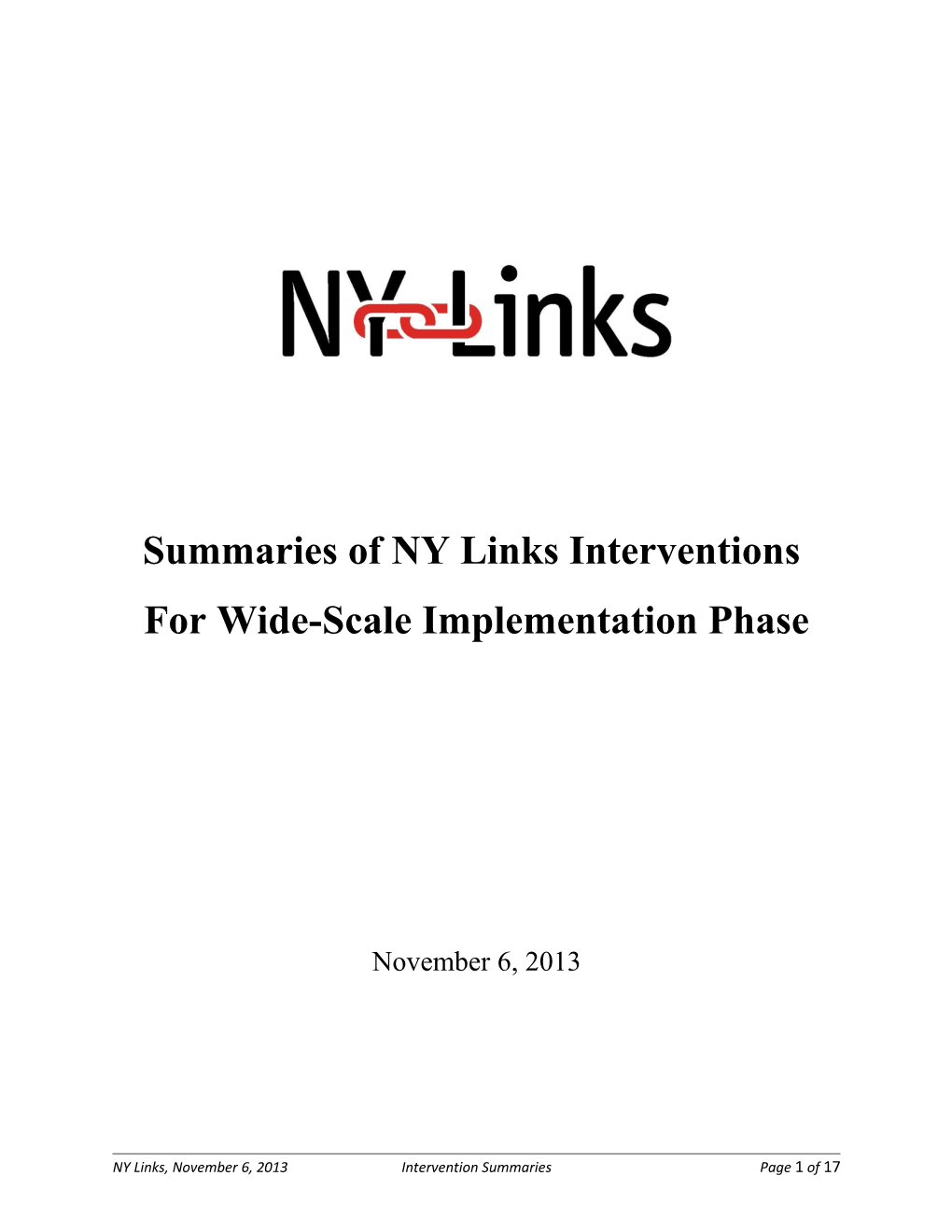 For Wide-Scale Implementationphase