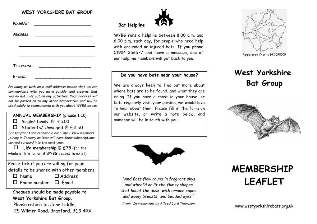 West Yorkshire Bat Group