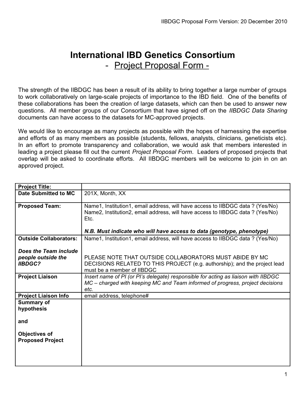 International IBD Genetics Consortium