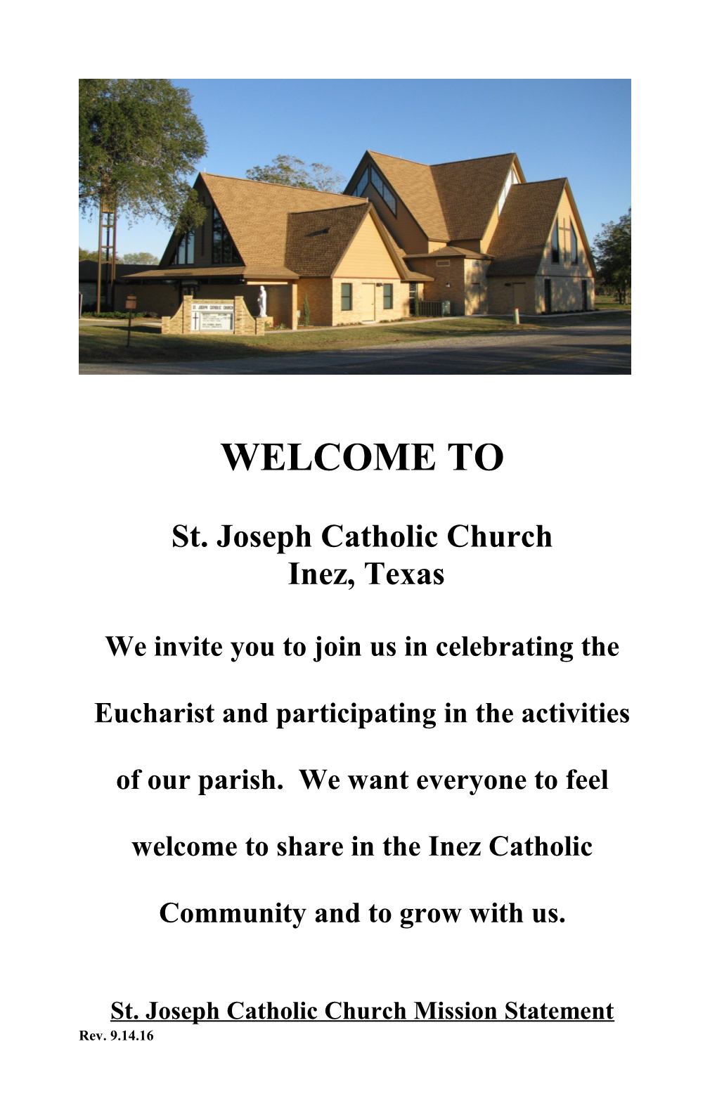 We Invite You to Join Us Incelebrating The