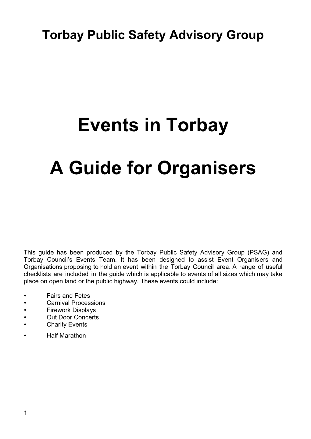 Torbay Public Safety Committee