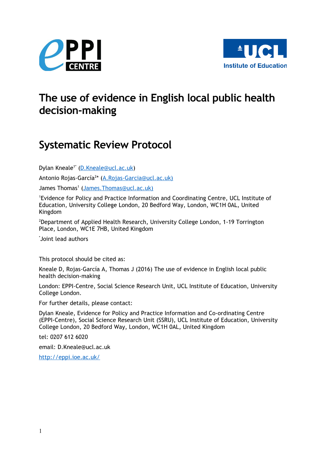 The Use of Evidence in English Local Public Health Decision-Making