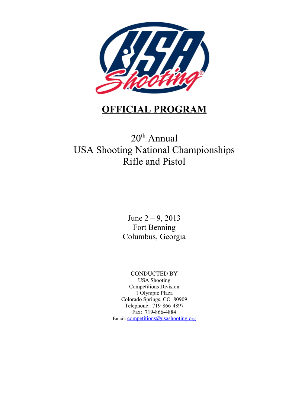 USA Shooting National Championships