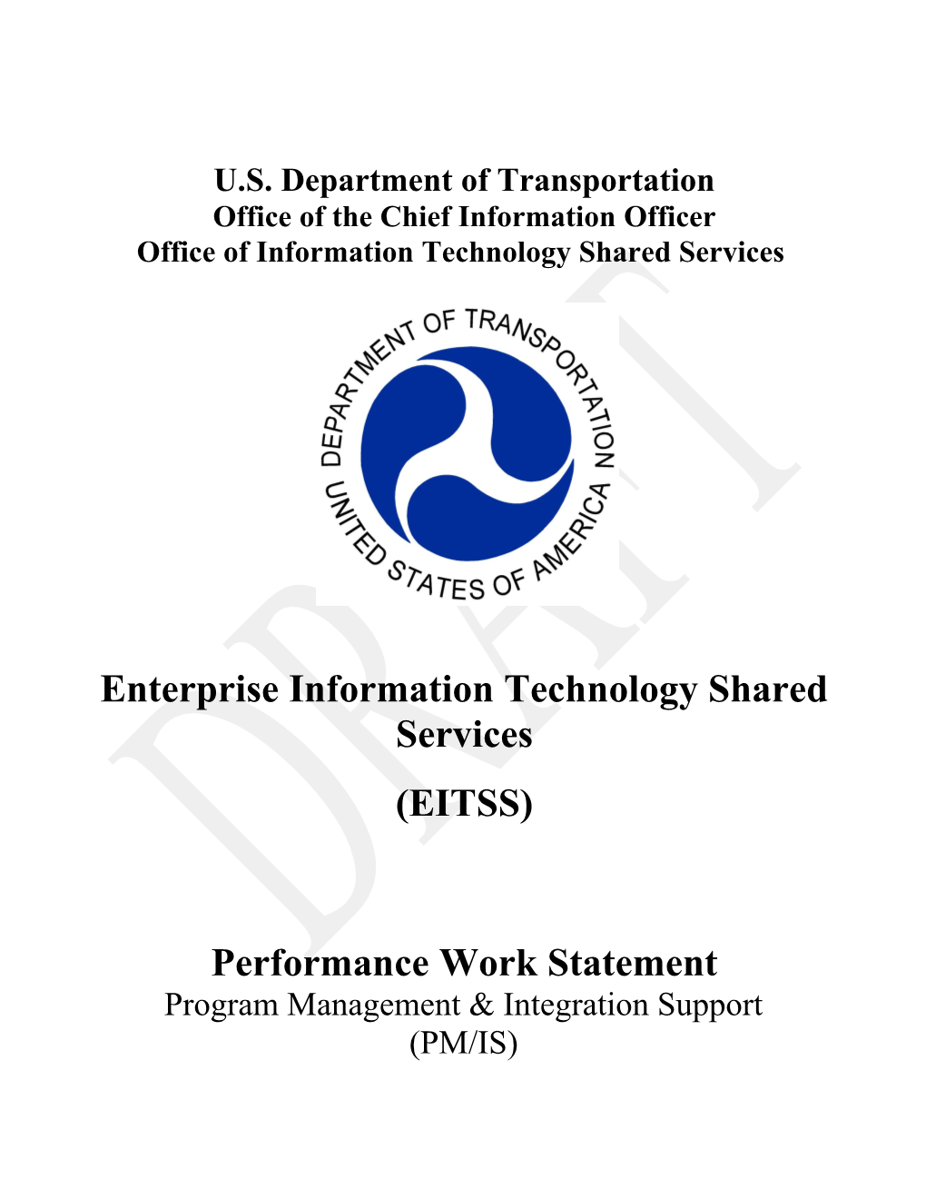 Enterprise Information Technology Shared Services