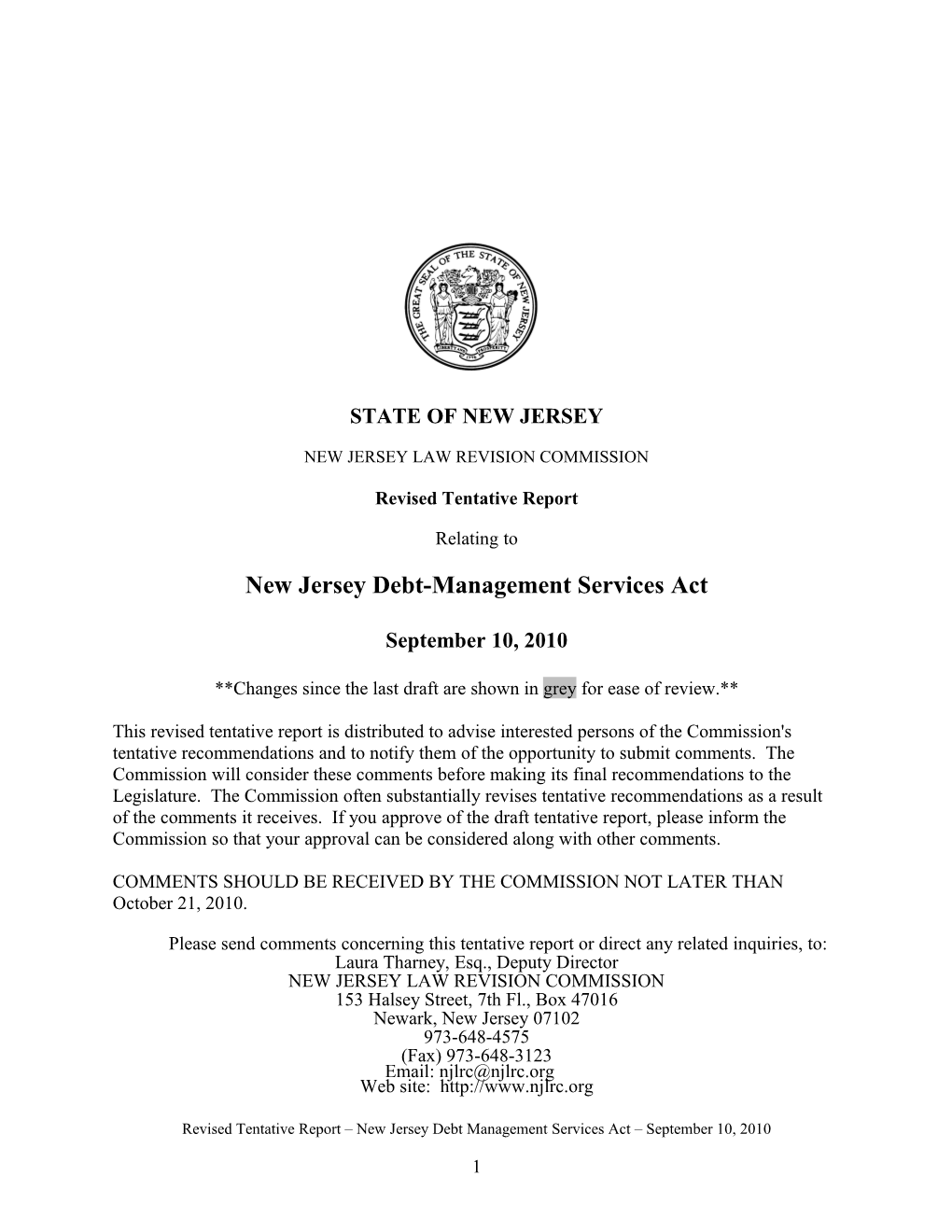 New Jerseylaw Revision Commission