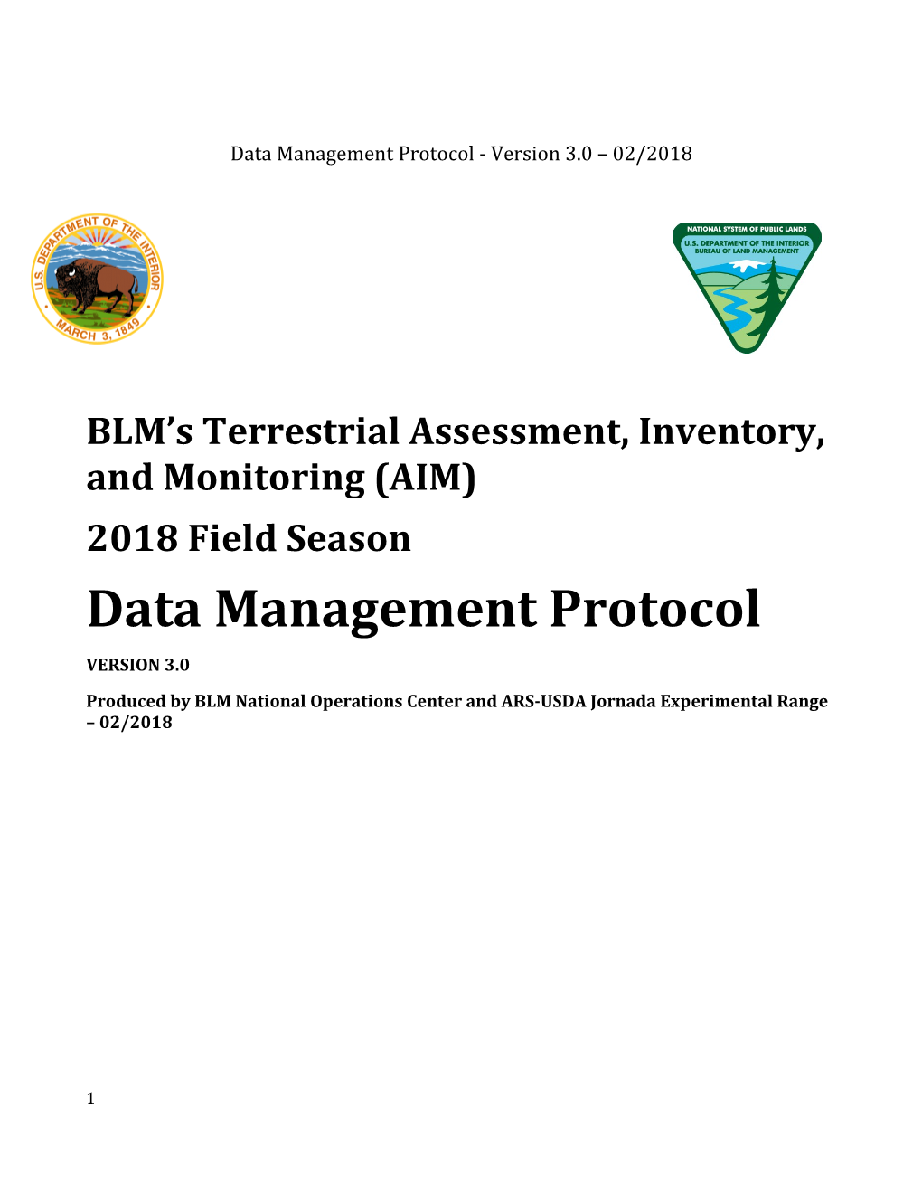 BLM S Terrestrial Assessment, Inventory, and Monitoring (AIM)