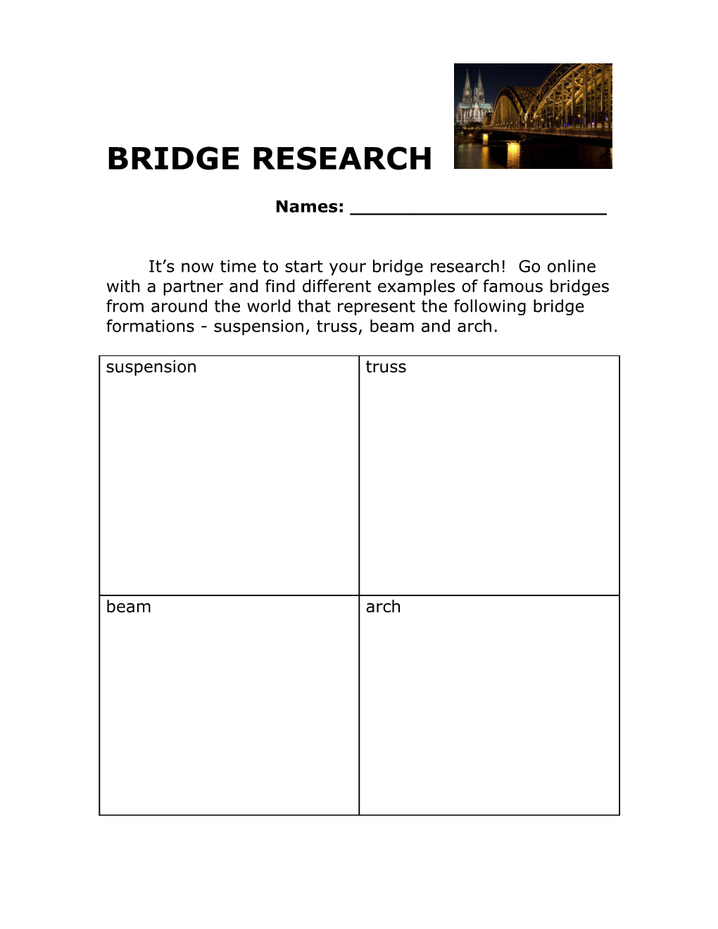 Lesson Plan for Train Track Activity