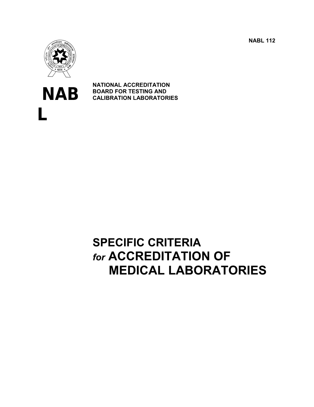 National Accreditation Board for Testing and Calibration Laboratories, New Delhi