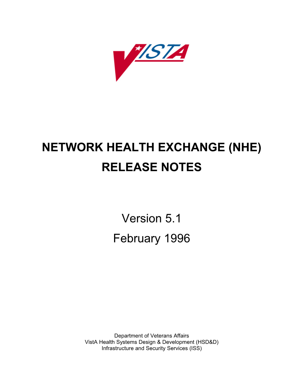 NHE Release Notes V. 1.0