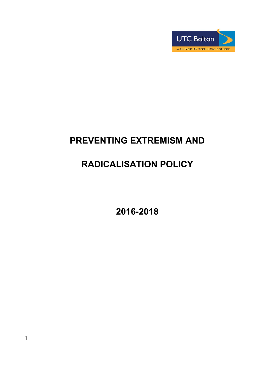 Preventing Extremism And