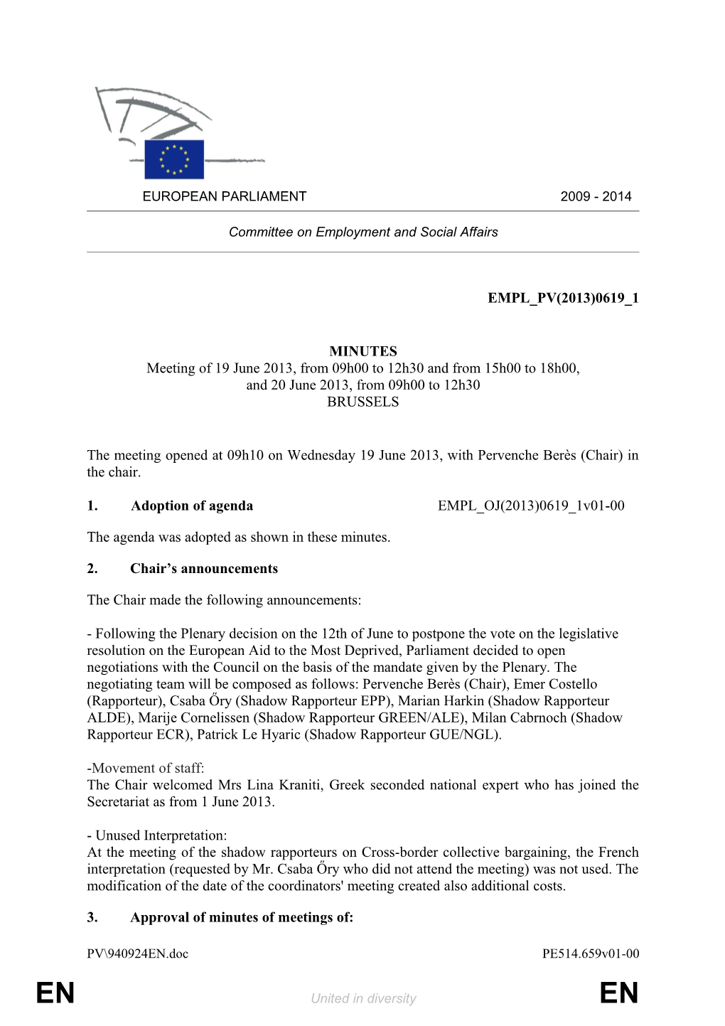 Commission&gt; EMPL Committee on Employment and Social Affairs&lt;/ Commission