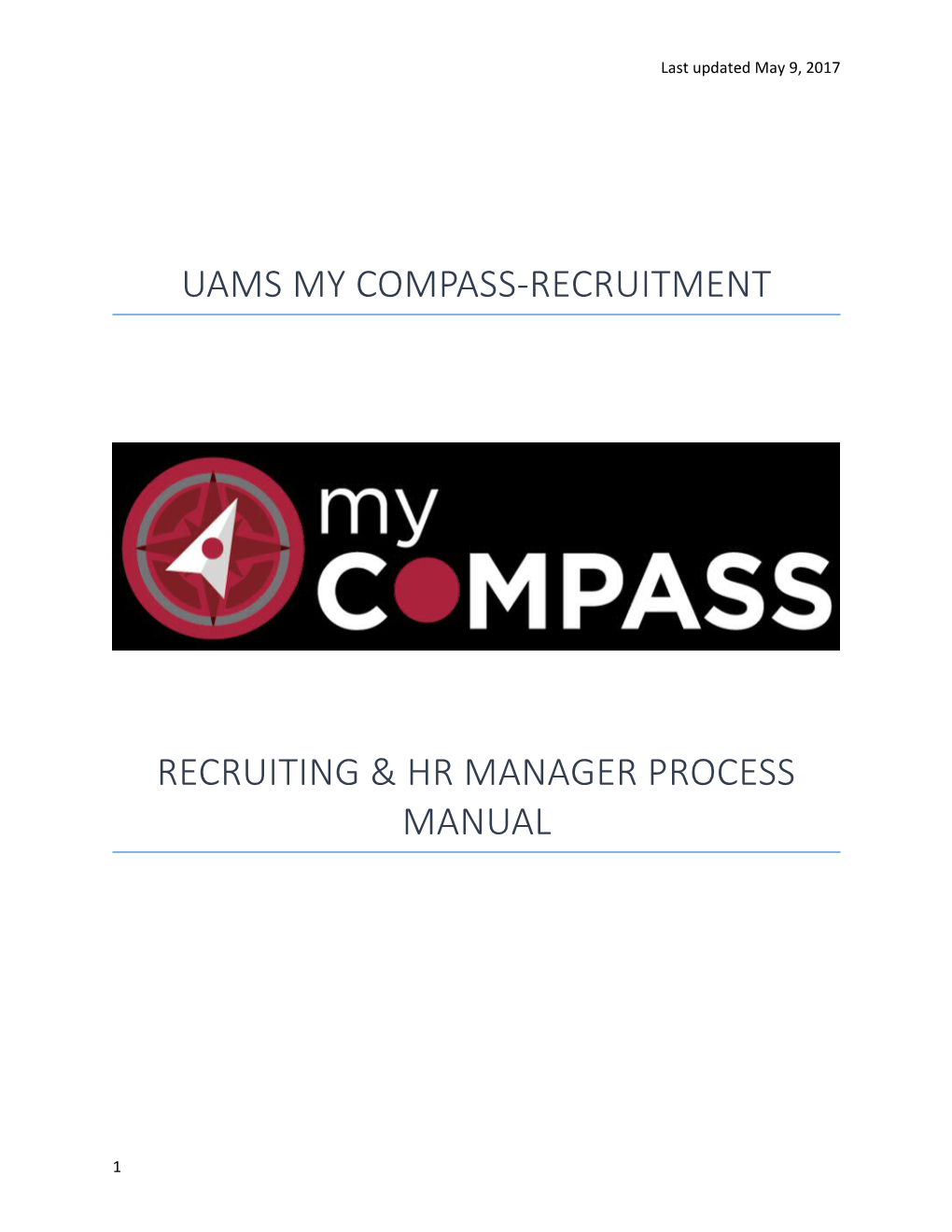 Recruiting & Hr Manager Process Manual