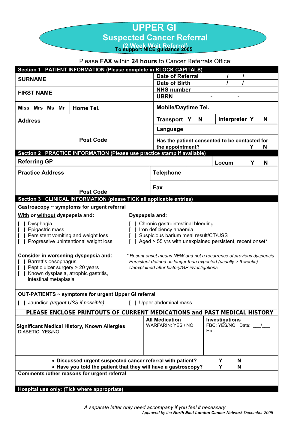 Breast Suspected Cancer Referral