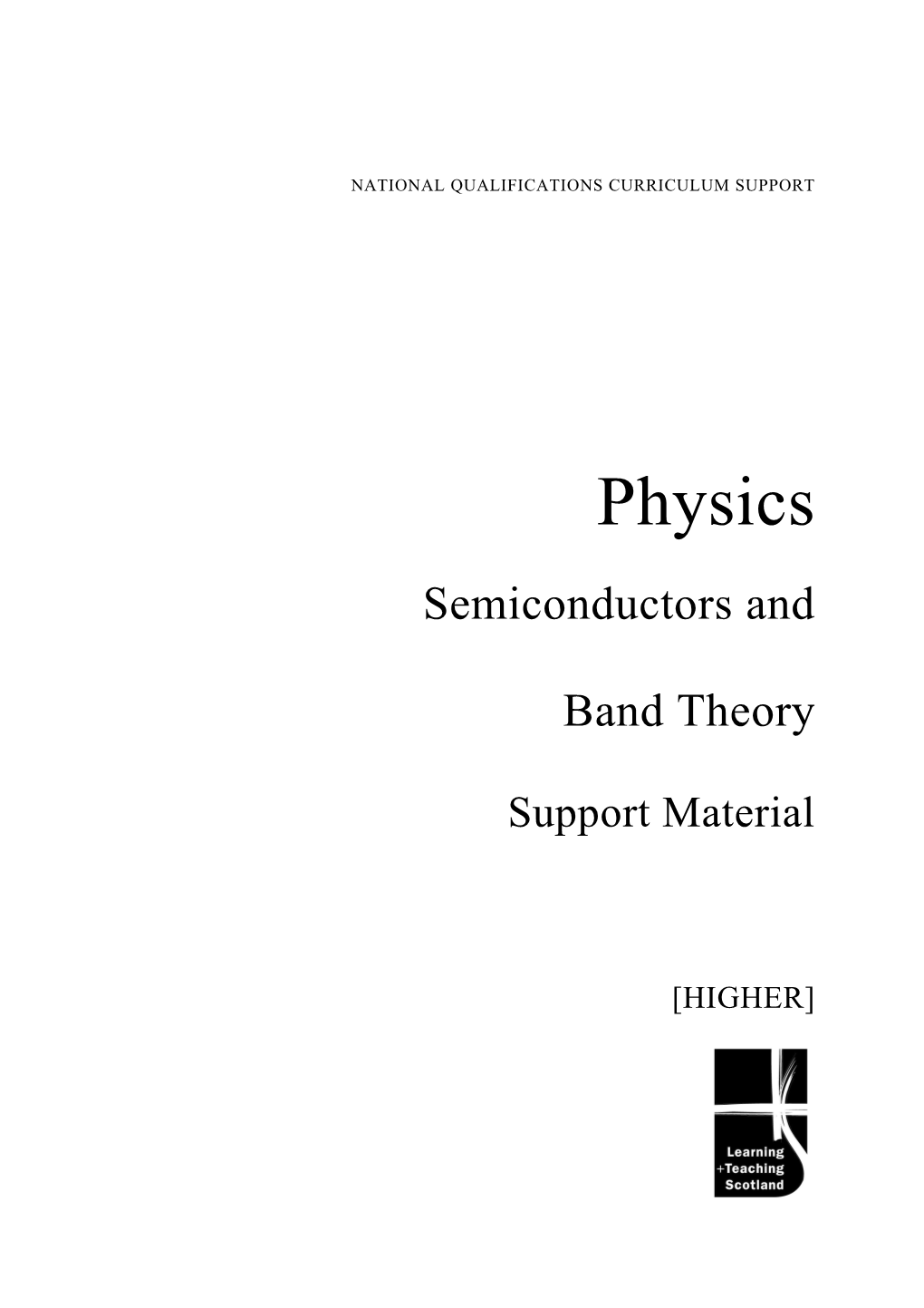 Semiconductors and Band Theory