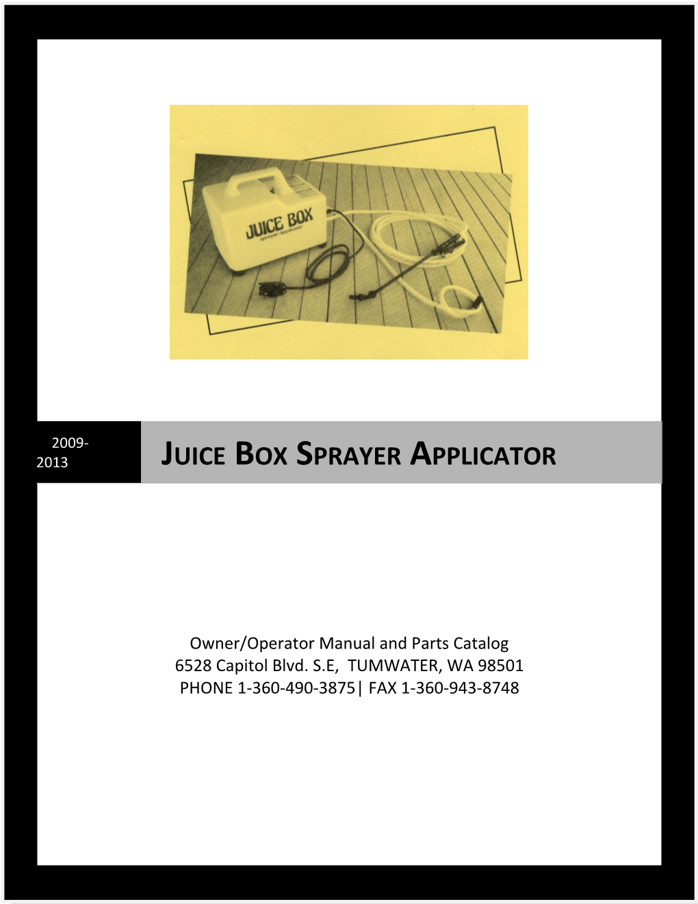 Juice Box Sprayer Applicator