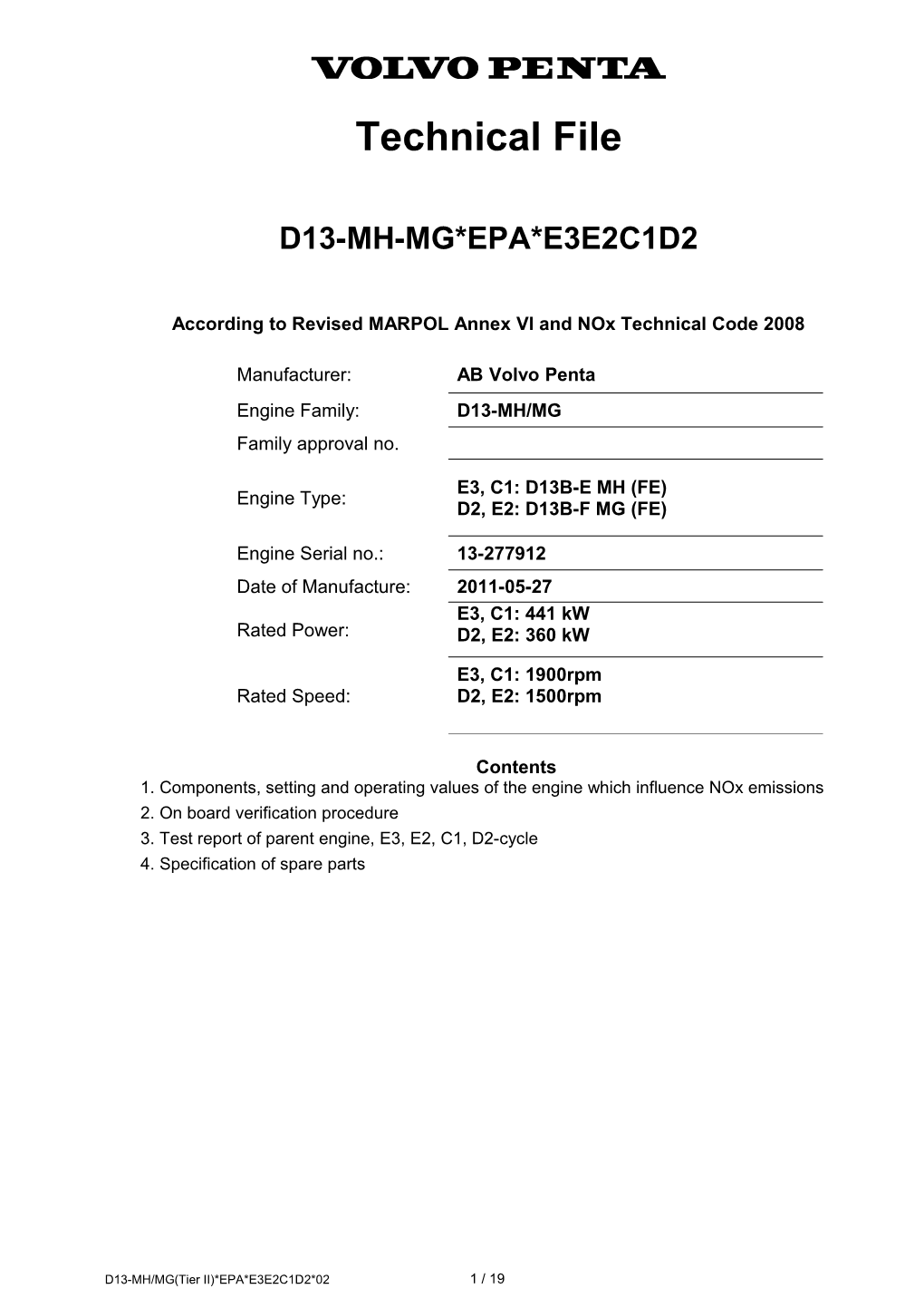 Technical File D13-MH-MG(Tierii)-EPA-E3E2C1D2-02