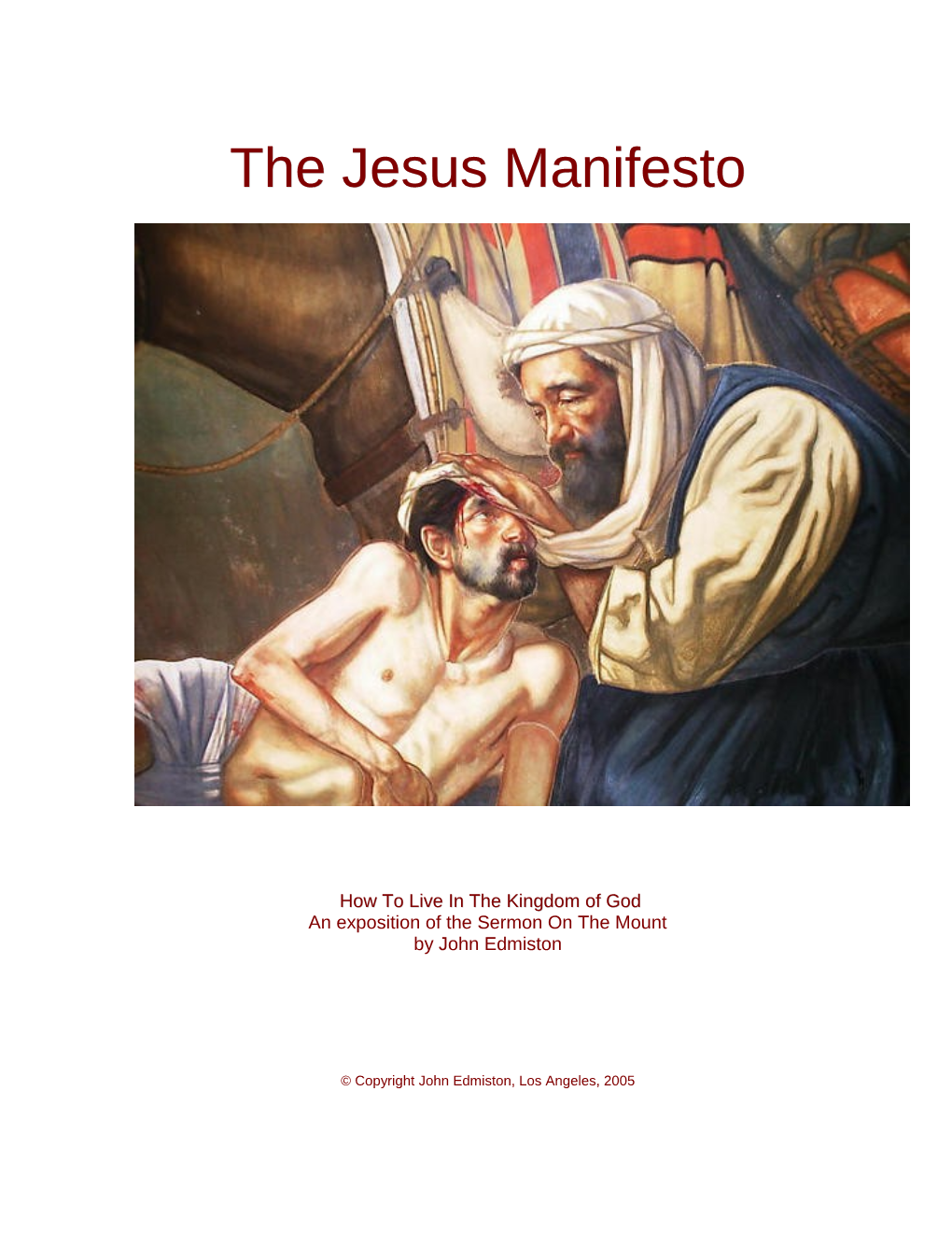 The Jesus Manifesto