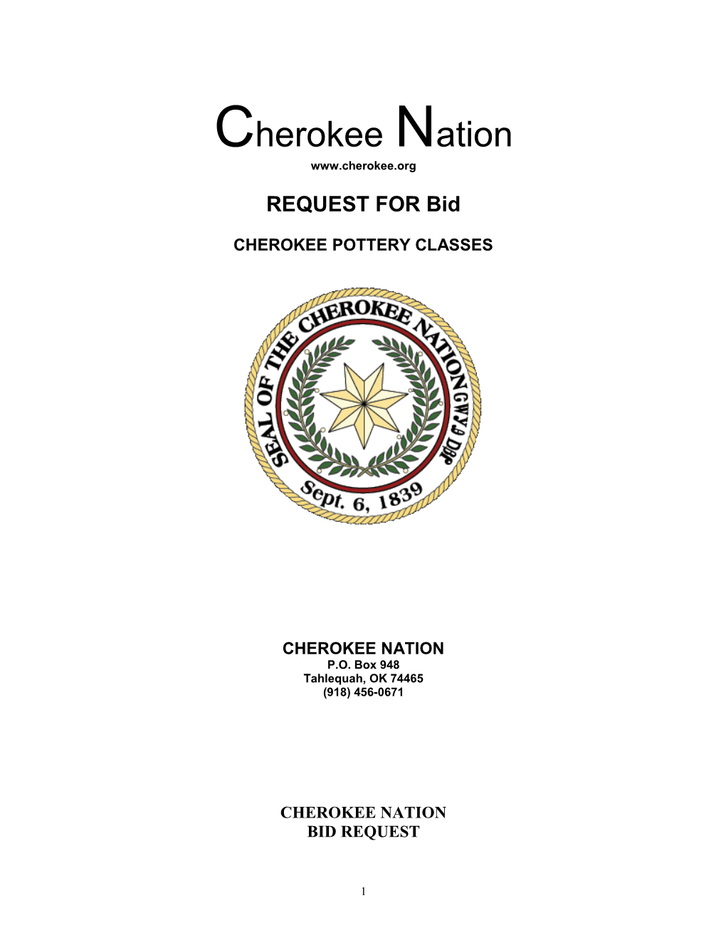 Cherokee Pottery Classes