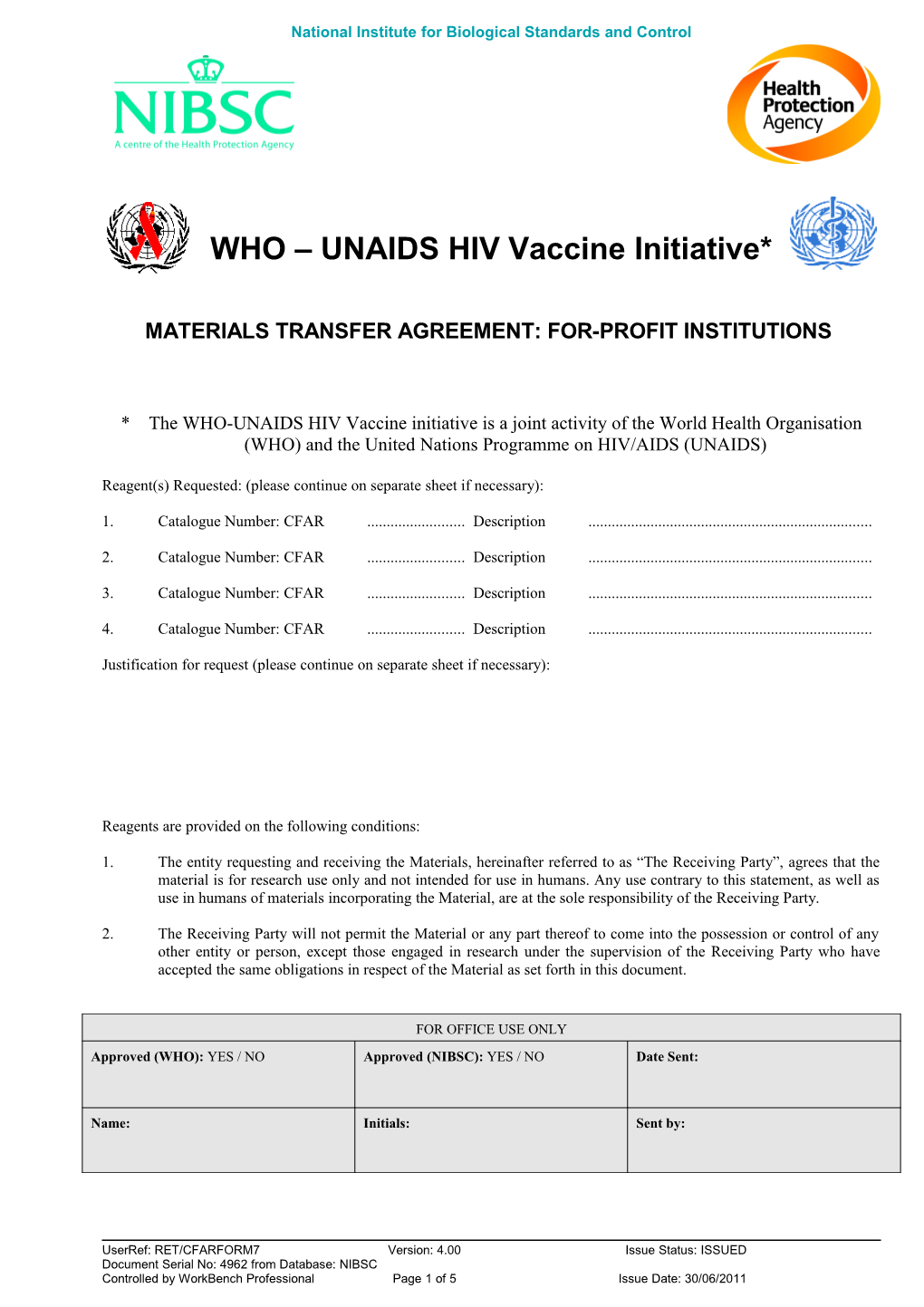 World Health Organisationjoint United Nations Programme on HIV/AIDS