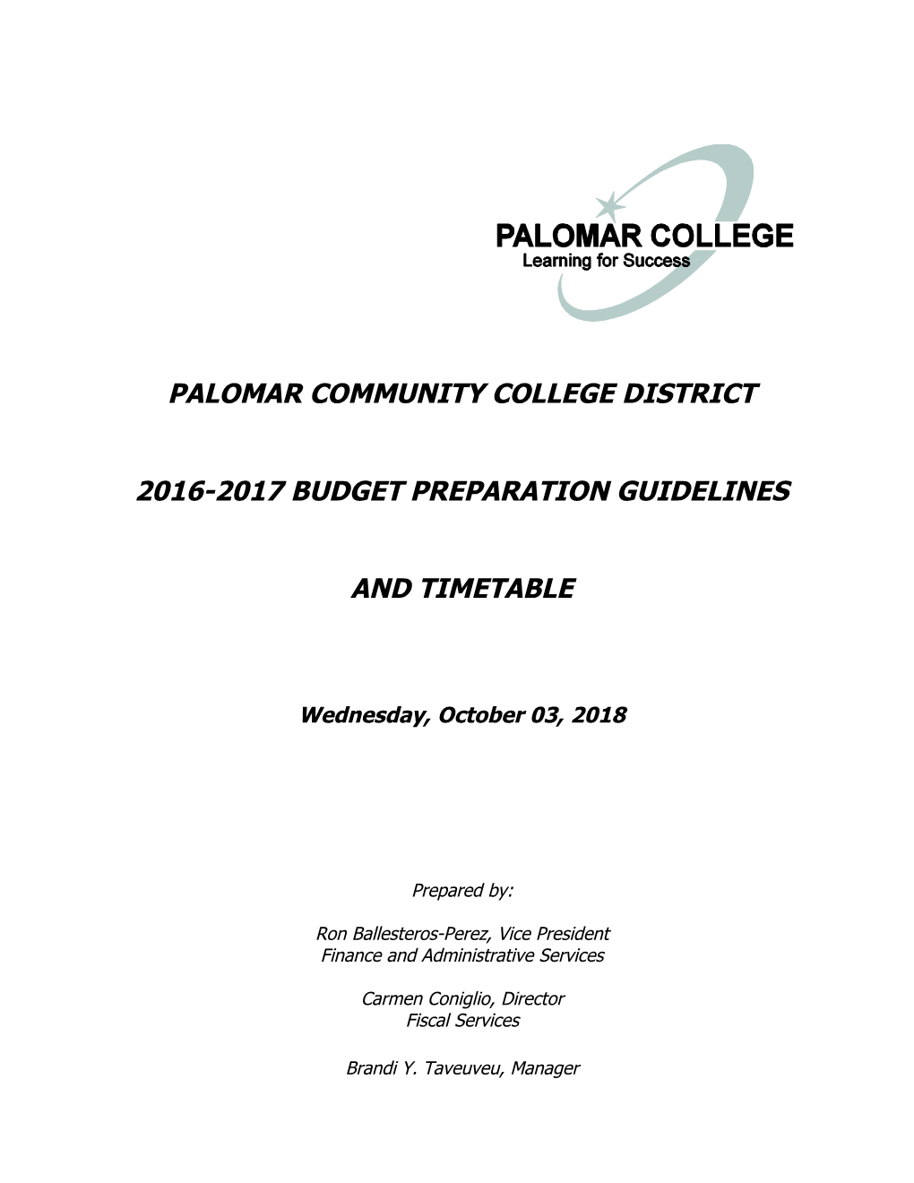 Palomar Community College District