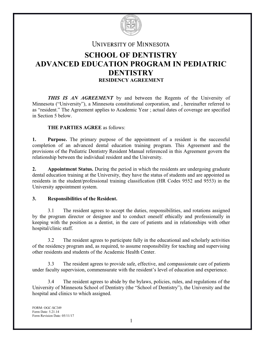 Advanced Education Program in Pediatric Dentistry