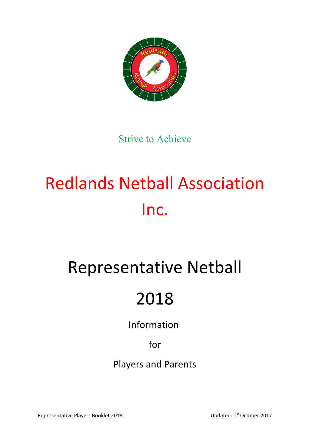 Redlands Netball Association Inc