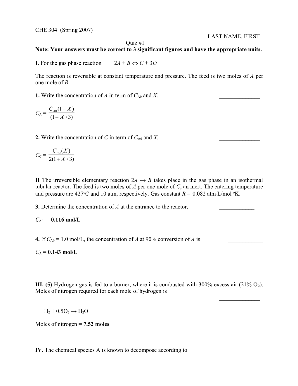 Note: Your Answers Must Be Correct to 3 Significant Figures and Have the Appropriate Units