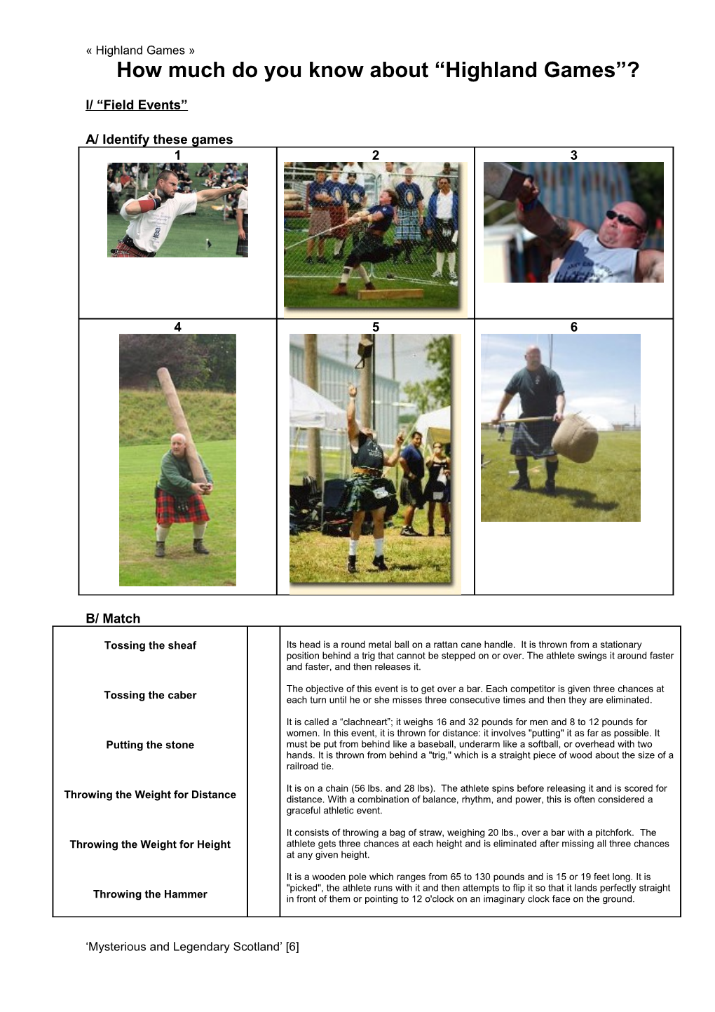 How Much Do You Know About Highland Games