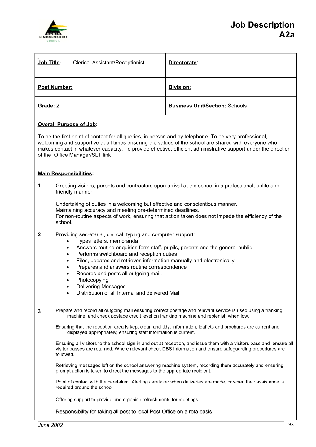 Answers Routine Enquiries Form Staff, Pupils, Parents and the General Public