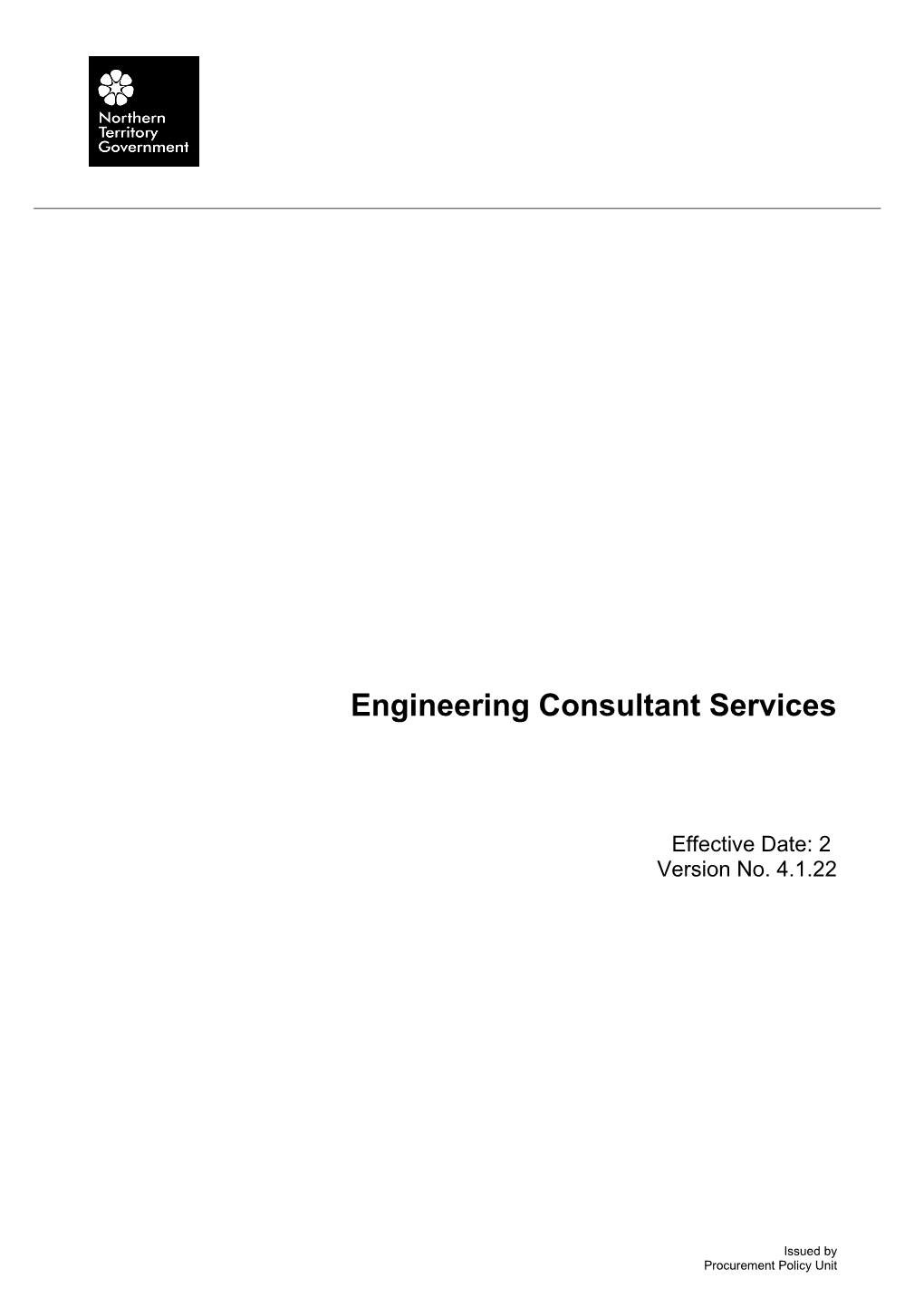 Engineering Consultant Services - V 4.1.22 (2 February 2009)