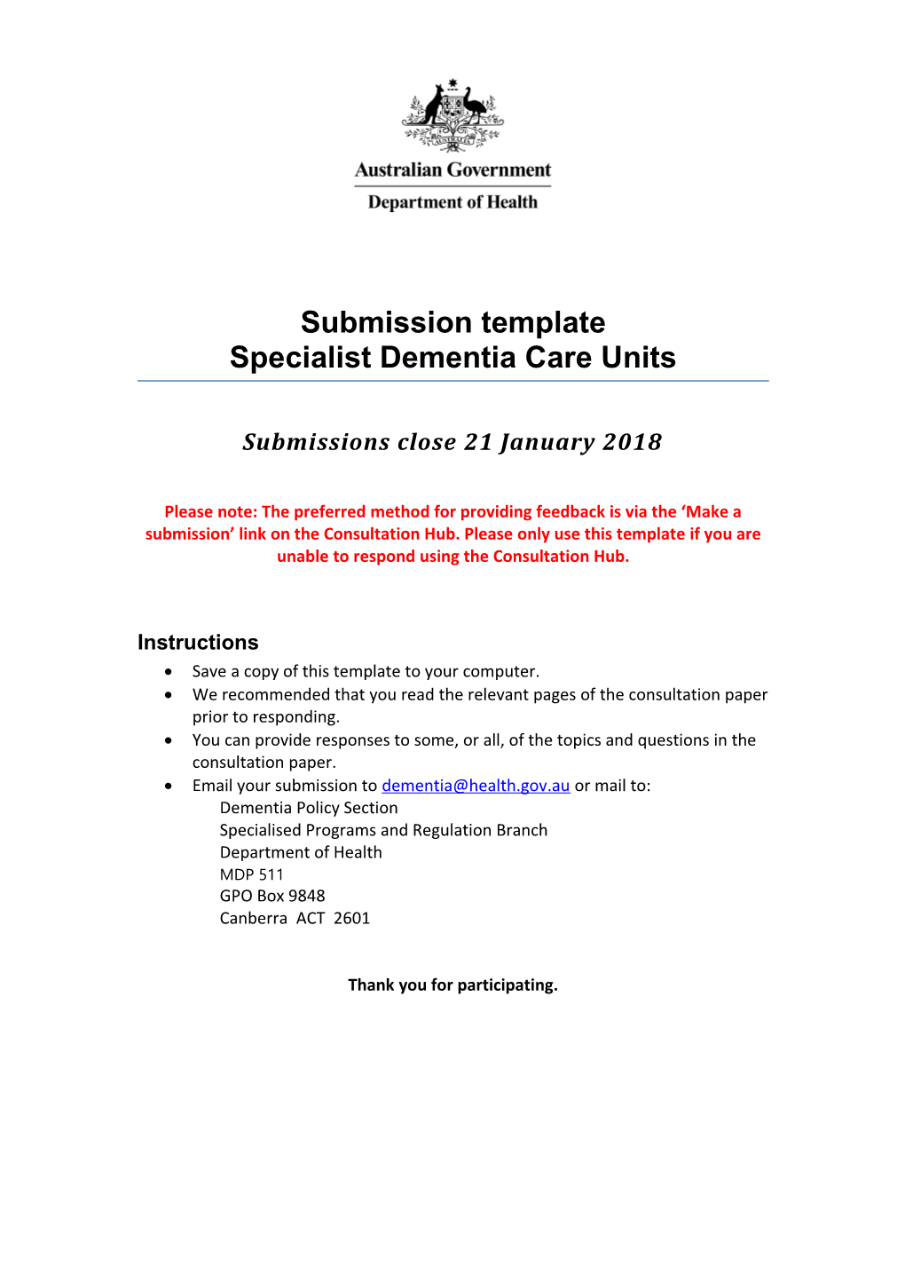 Specialist Dementia Care Units