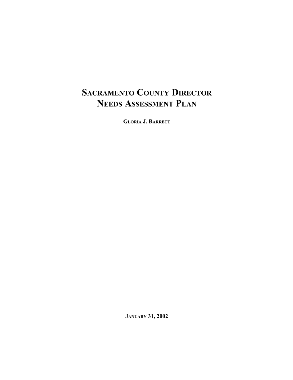 Sacramento County Encompasses Approximately 994 Square Miles in the Middle of the 400-Mile