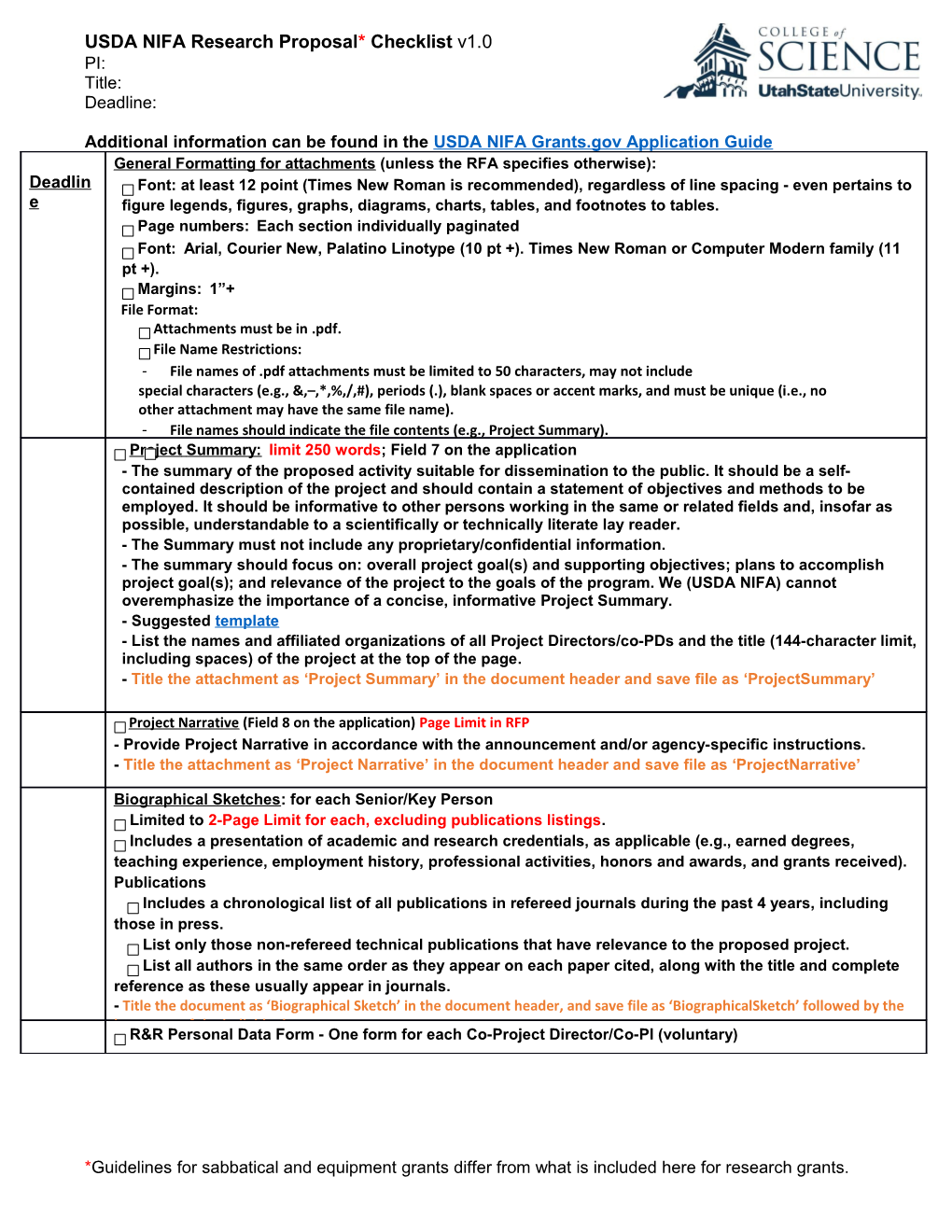 Additional Information Can Be Found in the USDA NIFA Grants.Gov Application Guide