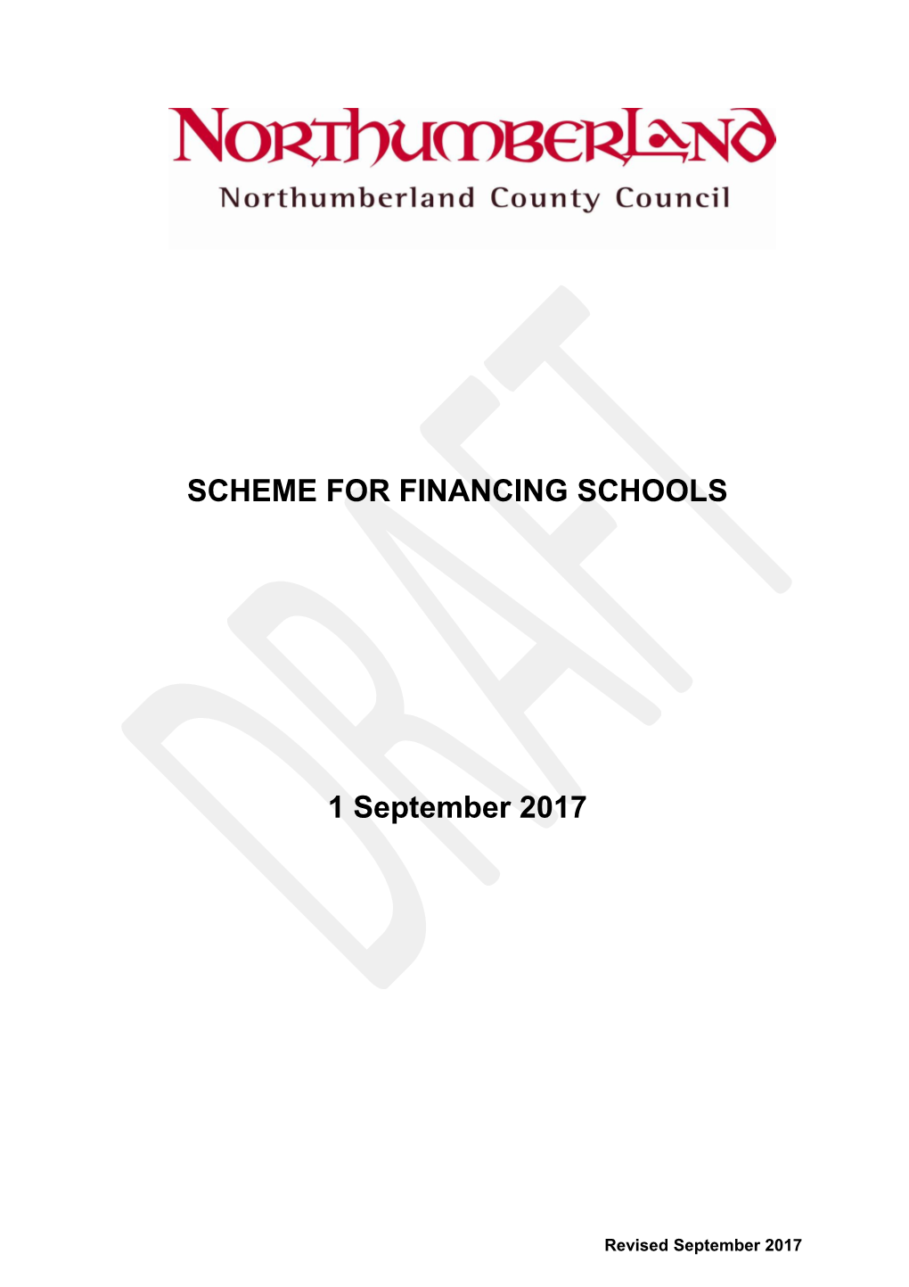 Scheme for Financing Schools