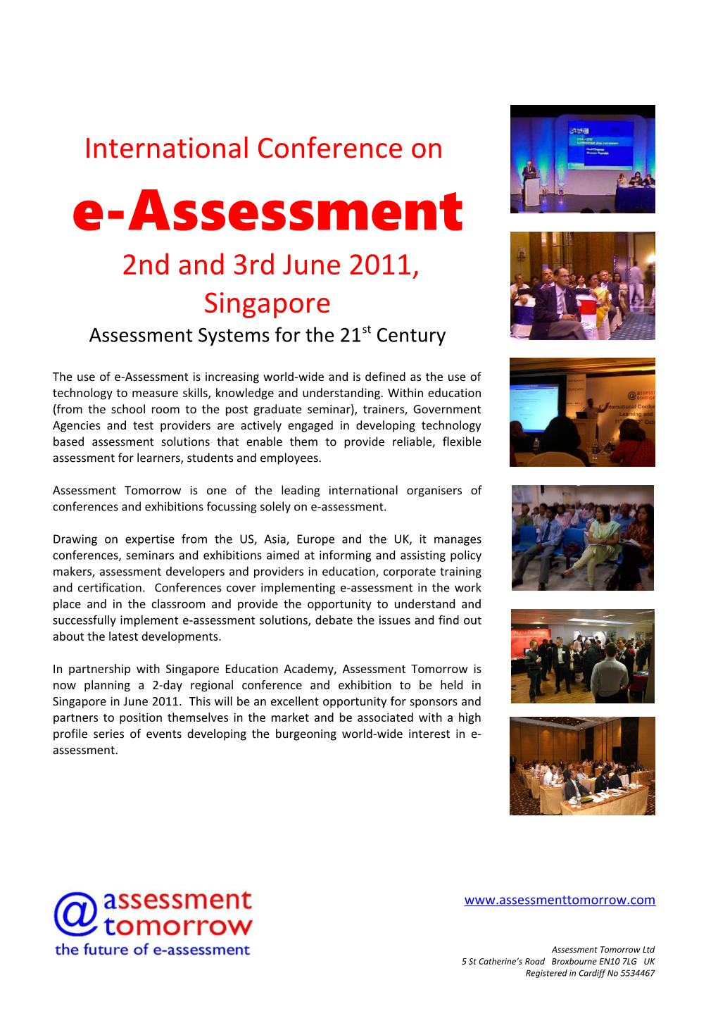 Showcasing E-Assessment Opportunities Worldwide