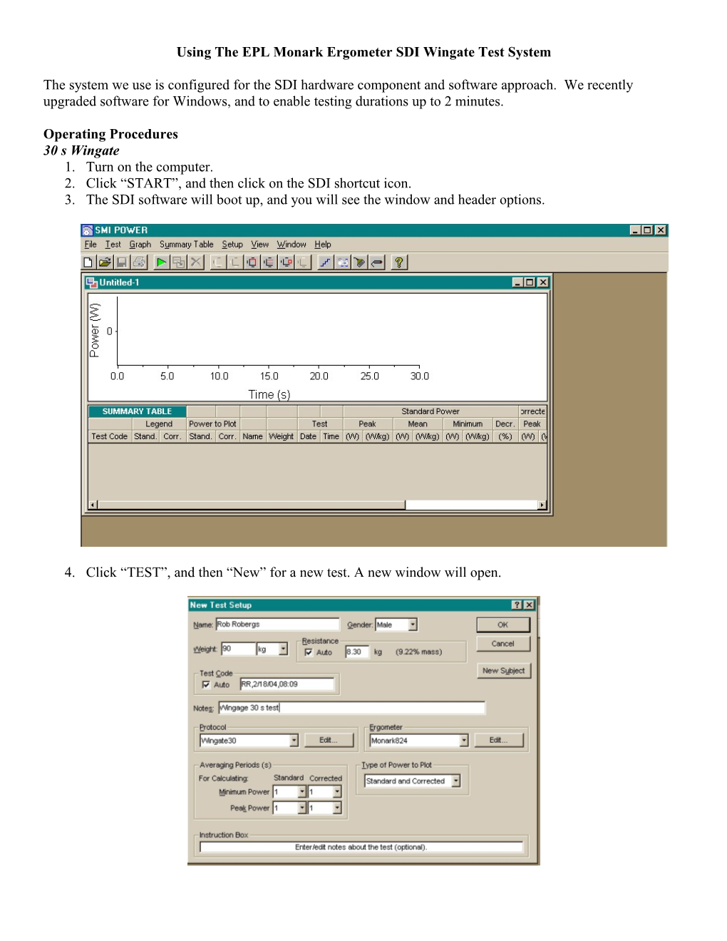 Using the EPL Indirect Calorimetry Systems