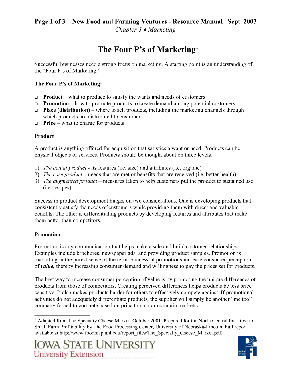 The Four P S of Marketing Are Part of Every Basic Marketing Course