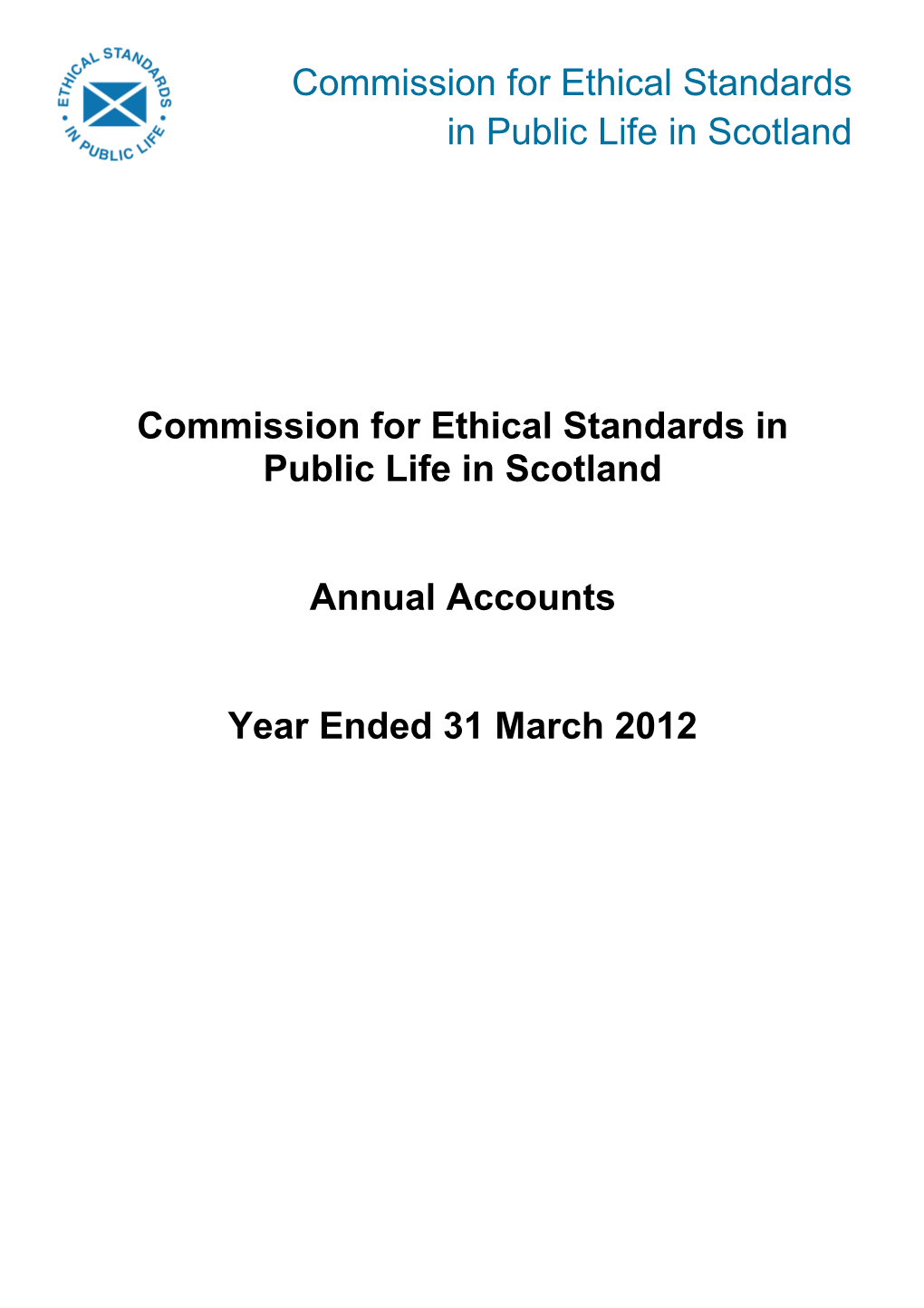 Commission for Ethical Standards in Public Life in Scotland