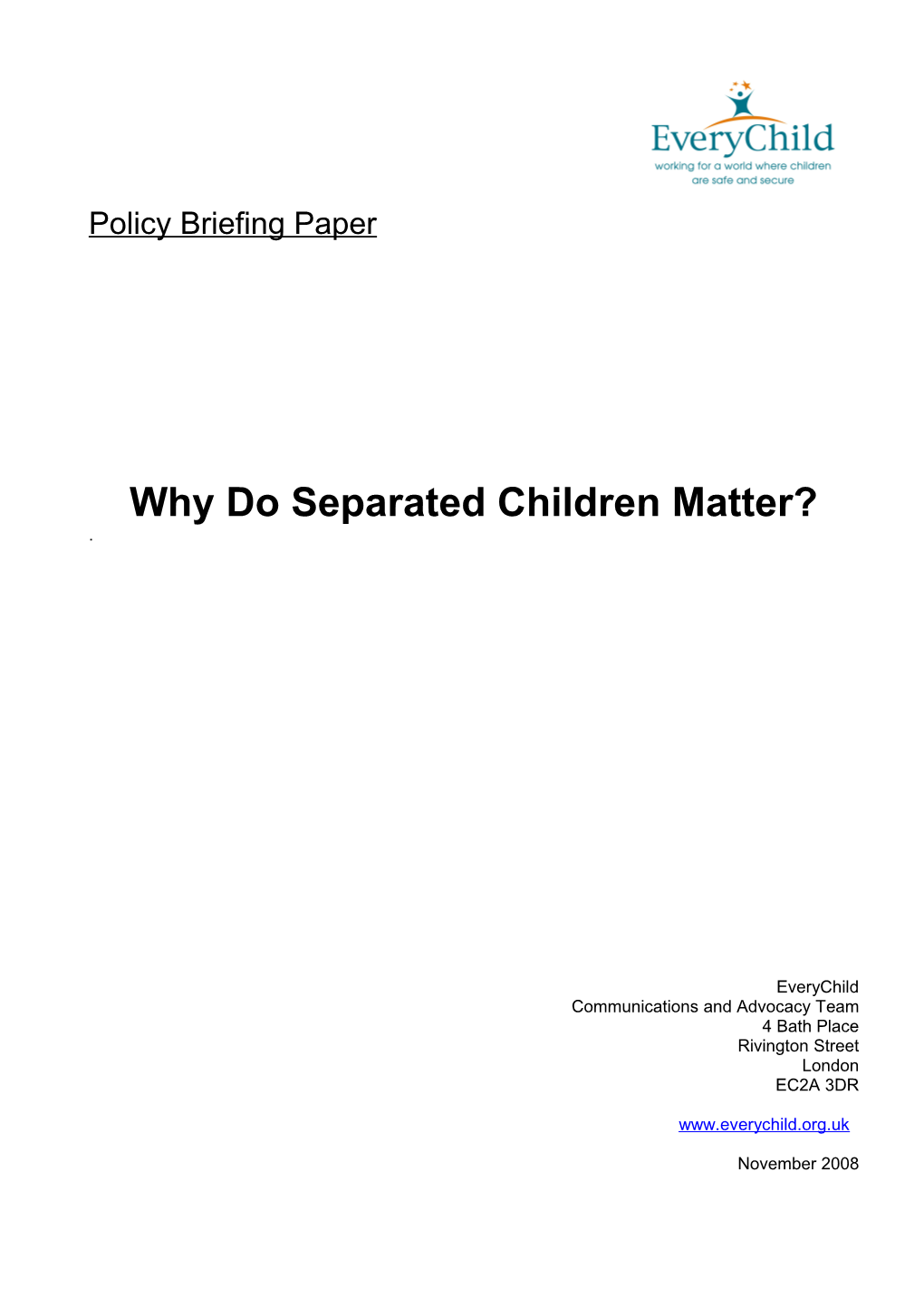 Policy Briefing Paper