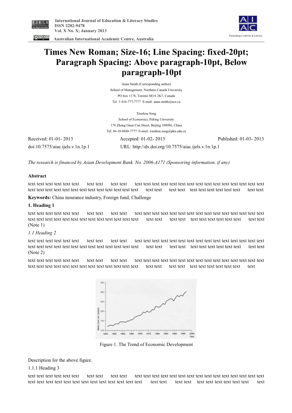 Times New Roman; Size-16; Line Spacing: Fixed-20Pt; Paragraph Spacing: Above Paragraph-10Pt