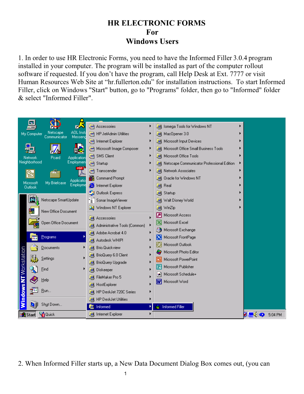 Hr Electronic Forms